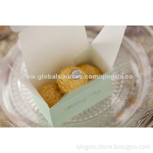 Wedding Gift/Sweet Candy Party Favor Box with 4C Printing, OEM and ODM Orders Welcomed